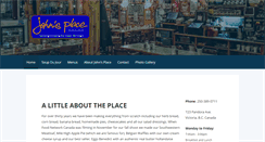 Desktop Screenshot of johnsplace.ca