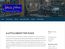 Tablet Screenshot of johnsplace.ca